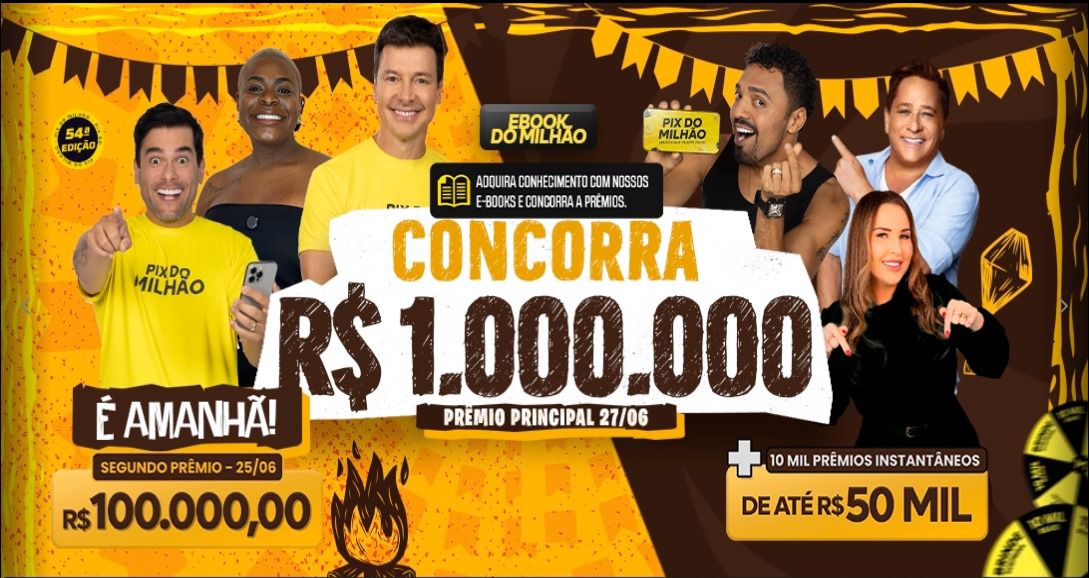 Concorra a R$ 1.000.000 - Pix do Milhão 51ª Edição
